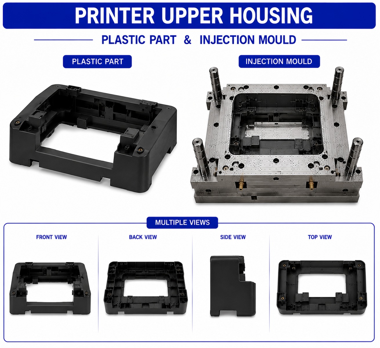Printer Plastic Upper Housing